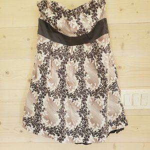 Strapless sweetheart lined dress